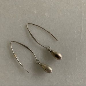 Sterling silver drop earrings